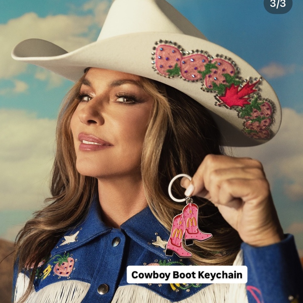 Shania Twain McDonalds Keychain